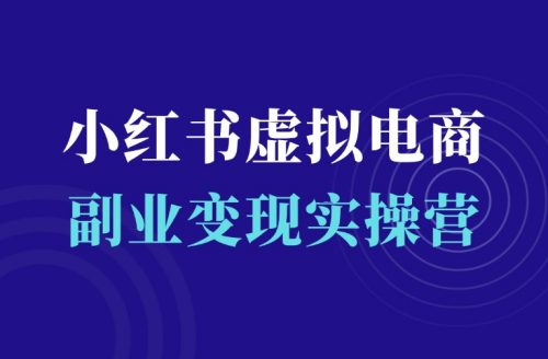 小红书虚拟电商训练营-羽富社星球